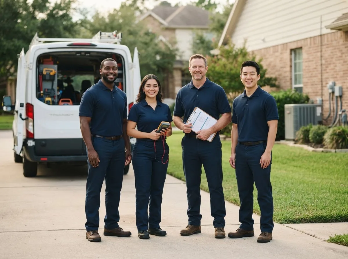 Certified HVAC technician near Baytown, TX